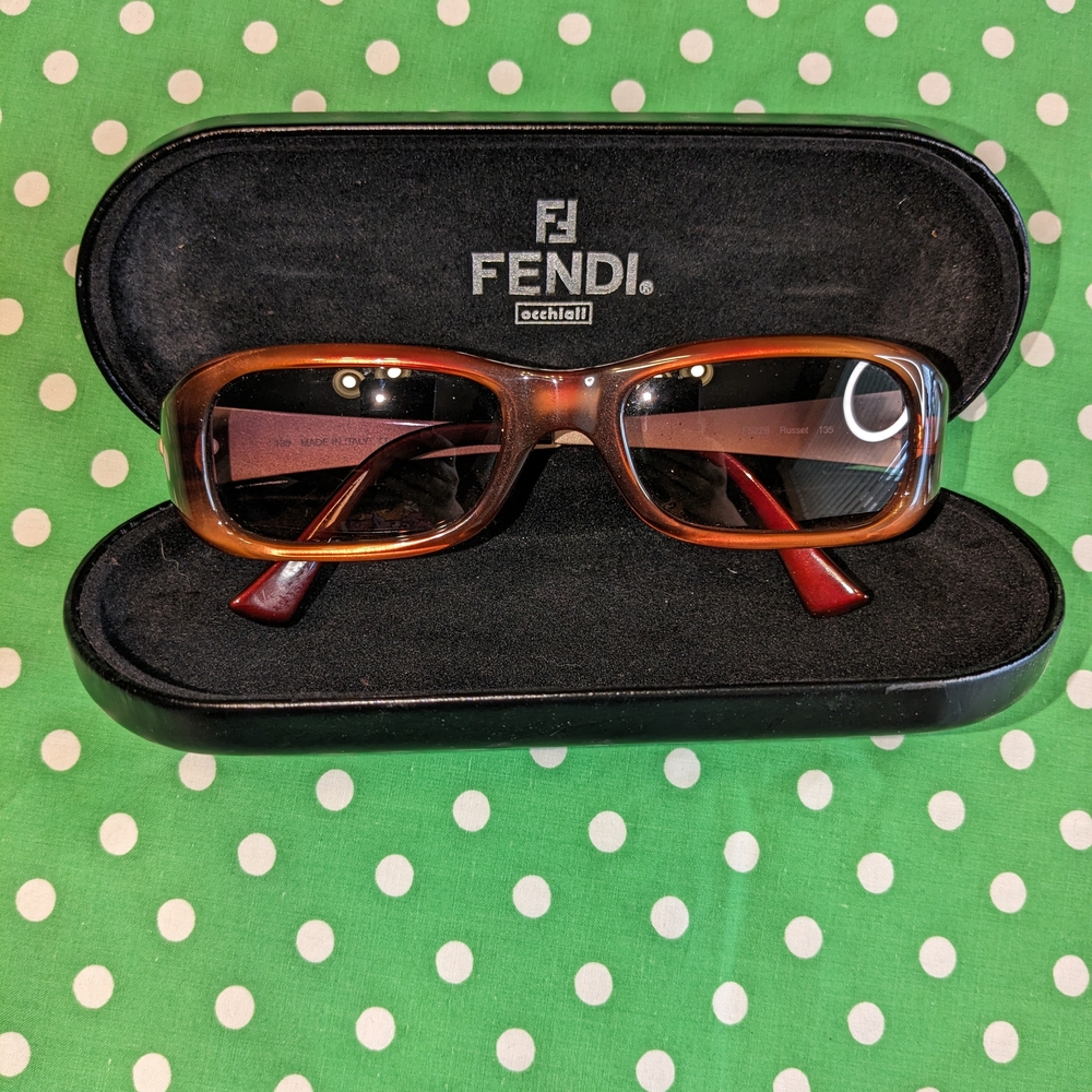 Fendi Brown Sunglasses with Case
